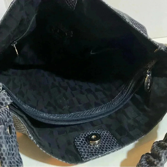 Furla gray snake skin leather hobo handbag - Picture 11 of 11